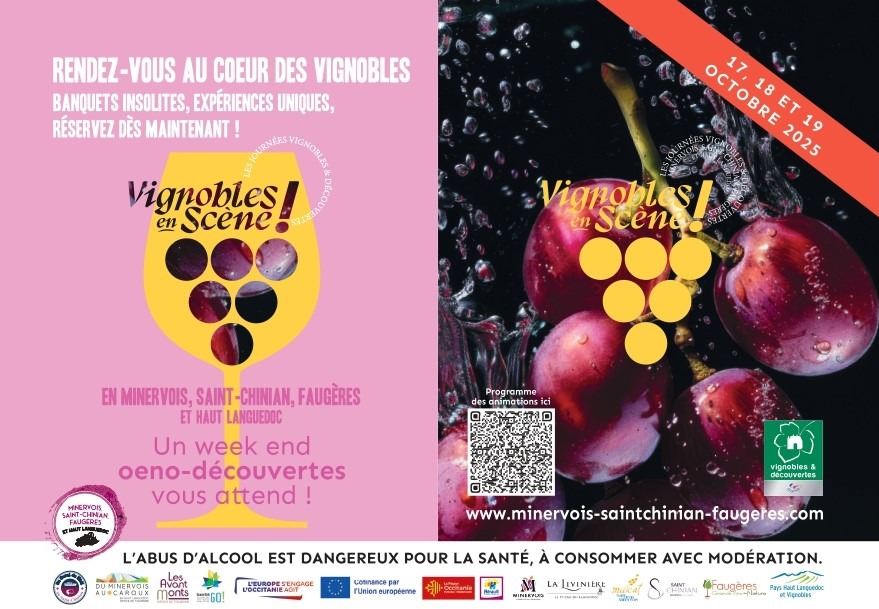 Vignobles en Scène 2025 : vivez l’œnotourisme en Languedoc du 17 au 19 octobre
